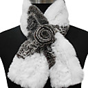 High Quality Handmade Rex Rabbit Fur Outdoor/Winter Scarf