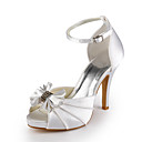 DEBORA - Scarpe aperte in punta Matrimonio Satin