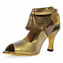 Customized Leatherette With Faux Snake Skin Dance Performance Shoes (More Colors)