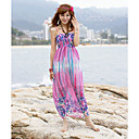 Square Sheath Chiffon Maxi Dress (More Colors)