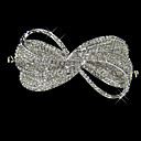 aleación con diamantes de imitación y la perla artística diadema nupcial arco
