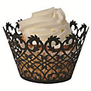 Chic Cutout Laser Cut Cupcake Wrapper (Set of 12)