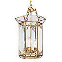 gouden klassieke hanglamp met 3 lampen