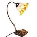40W 1 - Light Table Light in Antique Inspired Style Floral Design