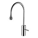 Chrome Finish Solid Brass Bathroom Sink Faucet