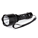 UltraFire c8 5-Modo CREE XR-E Q5 llevó la linterna (1x18650, negro)