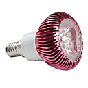 3 * 1W E14 270lm 3000K 3-bombilla LED de luz blanca cálida (85-265V)