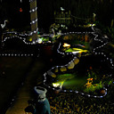 100 LED White Solar Tube Outdoor Lights Garden Yard Decor