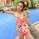Blumen-Design Halfter schwimmen Kleid