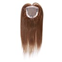 100% indian remy hair 14 inch topstukken met clips in 4 bij 4 inch mono top Meerdere kleuren beschikbaar
