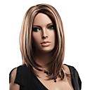 Capless High Quality Synthetic Medium Length Blonde and Brown Fashion Wig