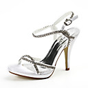 NEFERTARI - Sandali con tacco Matrimonio A spillo alto Satin