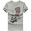 manga homens moda impressão é curto t-shirt