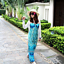 bohemian buis plaid jurk