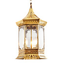 gouden 1 - licht hanglamp in antieke stijl