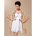 Embroidered Tulle With Sequins Evening / Party Shawl (More Colors Available)