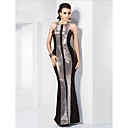 Trumpet/Mermaid Jewel Floor-length Stretch Satin Sequined Evening Dress inspired by Judy Greer at the 84th Oscar