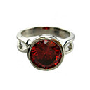 Top Round Cubic Zirconia Fashion Ring(More Colors)