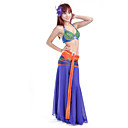 Dancewear Polyester With Rhinestones Belly Dance Performance Outfit For Ladies