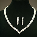 bijoux de luxe dames des ensembles en alliage de cuivre avec de l'or 18 carats Platting zircone cubique