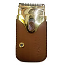 Orange Leather Sheath Men's Shaver