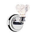 20W Modern Crystal Wall Light Floral Design