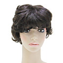 Hand Tied Mono 100% Human Hair Short Curly Hair Wig