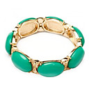 Smaragd Gold-Legierung Damenmode Armband (weitere Farben)