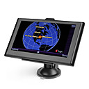 7 inch hd auto GPS-navigator ondersteuning mp3, mp4, 3gp, TF-poort (zwart)