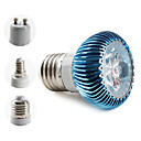 e27/e14/gu10 3-led 270lm 6000k luz blanca natural de la bombilla spot (85-265V)