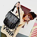 PU Rivet Crossbody Bag