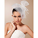 Tulle With Beading/ Feather Wedding Bridal Veil/ Headpiece