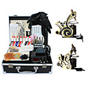 2 kits machine à tatouer avec un approvisionnement de qualité de puissance supérieure lcd