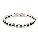 des hommes de la chaîne de bicyclette modèle bracelet en acier de titane (couleurs assorties)