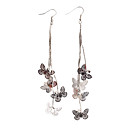 Butterfly Pendant Earrings (Assorted Colors)