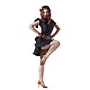 Delicate Dancewear Viscose Latin Dance Dress For Ladies
