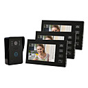 7 Inch Villa-type Building Wireless Intercom with 3 Monitors
