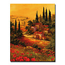 Hand-painted Landscape Oil Painting with Stretched Frame