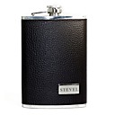 Personalized  Black 9-oz  Flask
