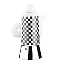 White & Blacke Cell Ceramic Moka Percolator BX03-4