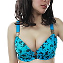 Strap Front Buckle Gathered Bra