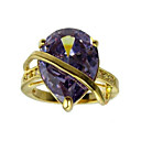18K Platium Plated & Top Level Cubic Zirconia Fashion Ring(More Colors)