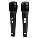 Paire de Microphones USB de Karaoké pour Wii, PS3, Xbox 360 et Ordinateur (Boîte) - Noir