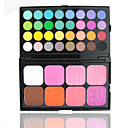 varonil - 40 sombras de ojos y 8 colores paleta de maquillaje coloretes