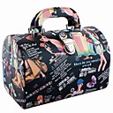 Modern Tabby Leatherette Black Ladies'Jewelry Box