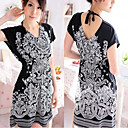 Nation Retro Silk Short Sleeve Dress