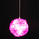 60W Luminaire suspendu artistique avec 1 Lumière Ball Design Floral