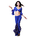ropa de baile magnífico algodón cystal belly dance traje para damas más colores
