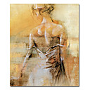 Printed People Canvas Art with Stretched Frame