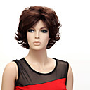Capless Short High Quality Synthetic Japanese Kanekalon Wavy Wig Side Bang